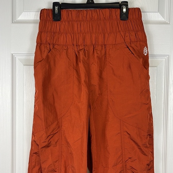 NWOT Free People movement the way home jogger burnt orange sz sm - Picture 3 of 7